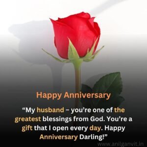 Best 1st Anniversary Wishes For Husband in English