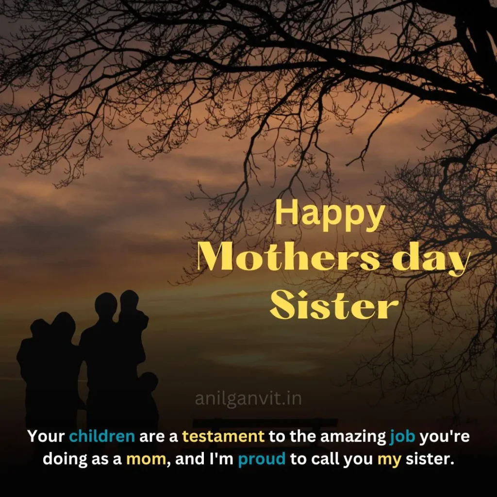 Mothers Day Wishes from Sister