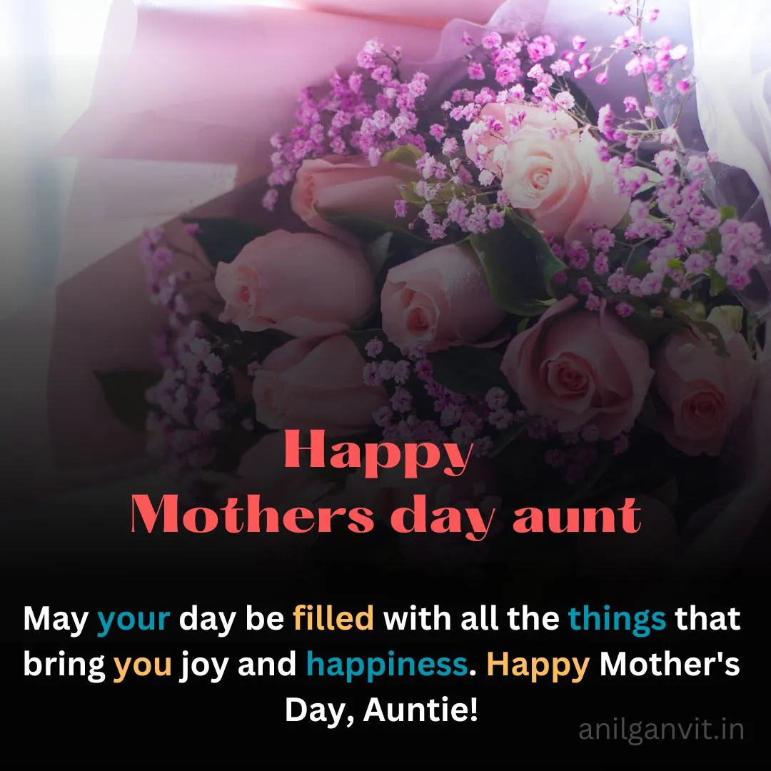 mothers day wishes for aunt