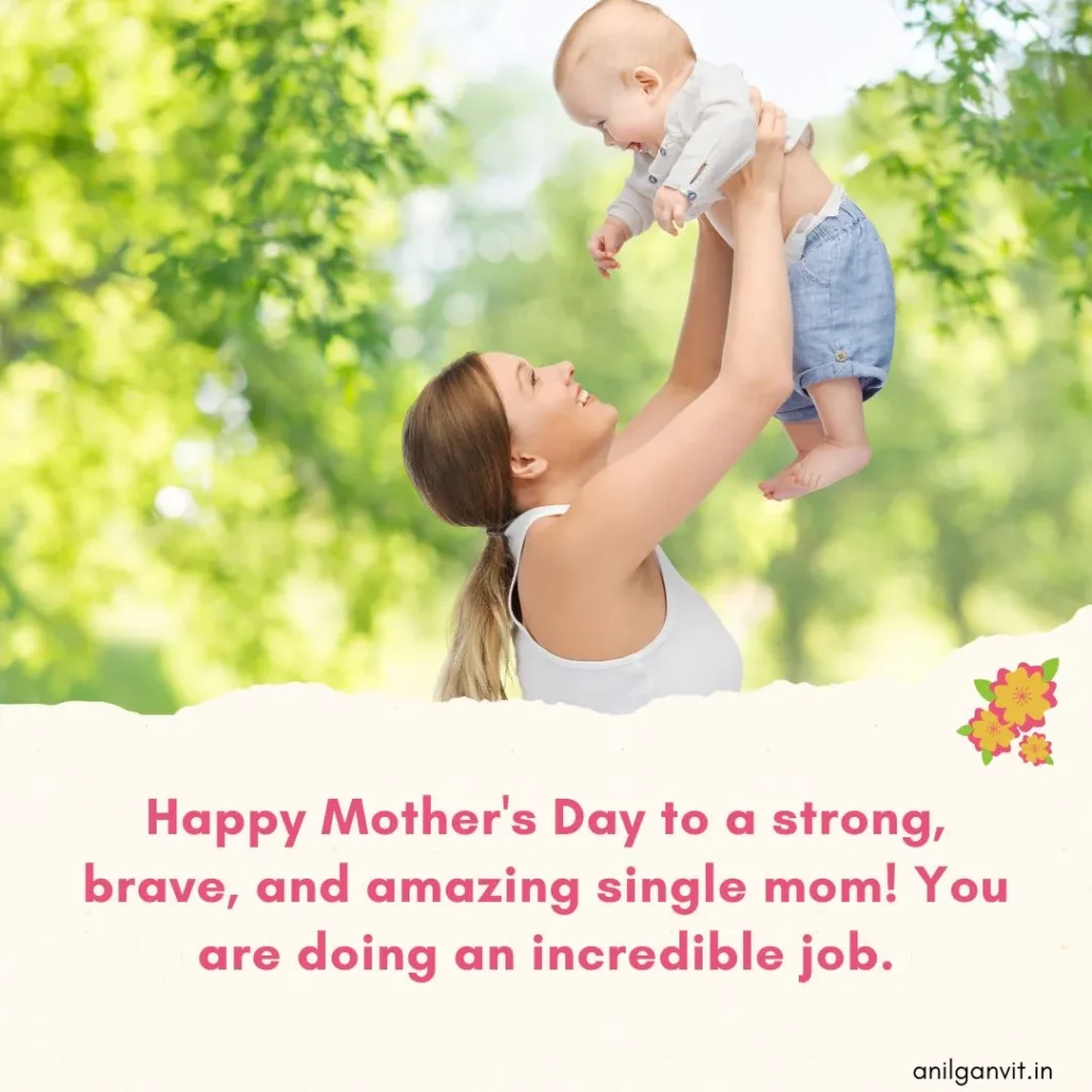 Mother's Day Wishes for a Single Mom
