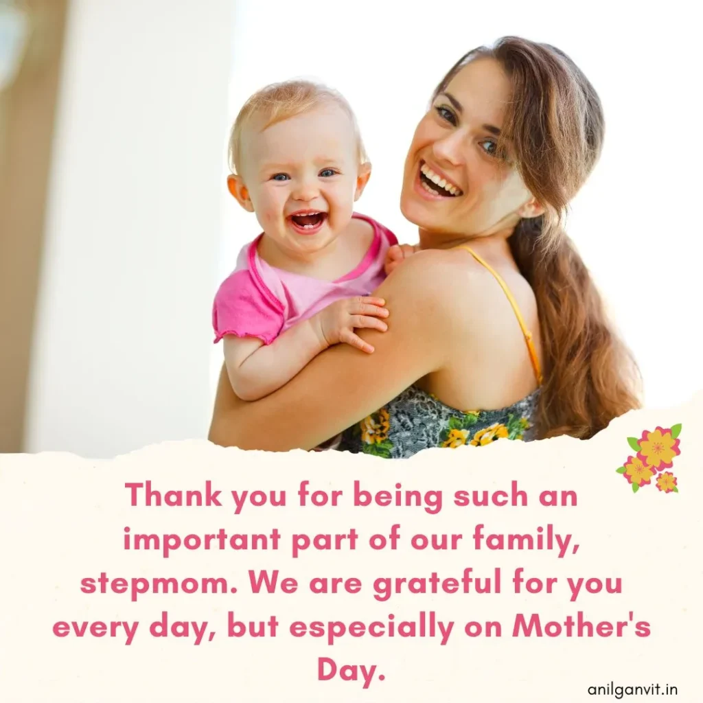 Mother's Day Wishes for a Stepmom
