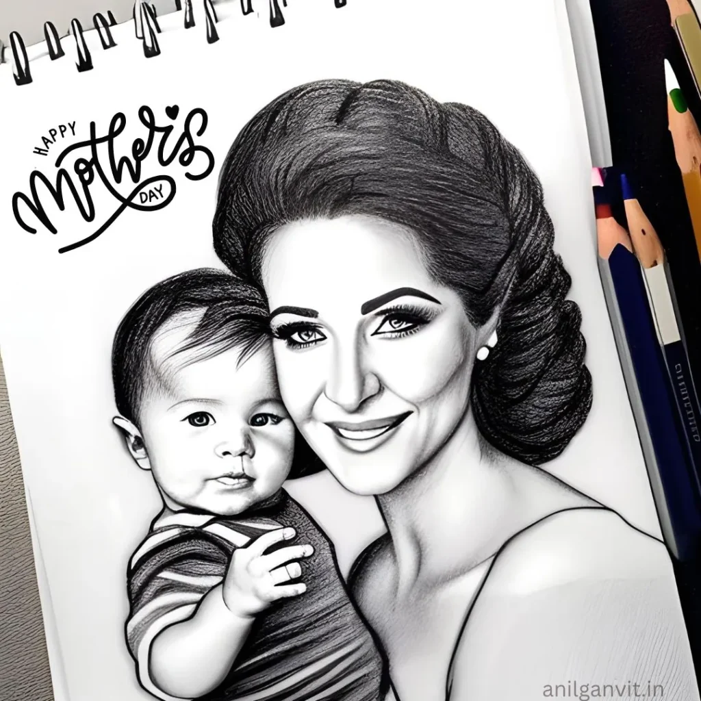 mothers day drawing images