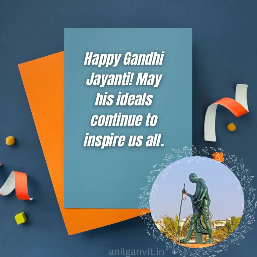 Gandhi Jayanti wishes in English 2023 Gandhi Jayanti wishes in English