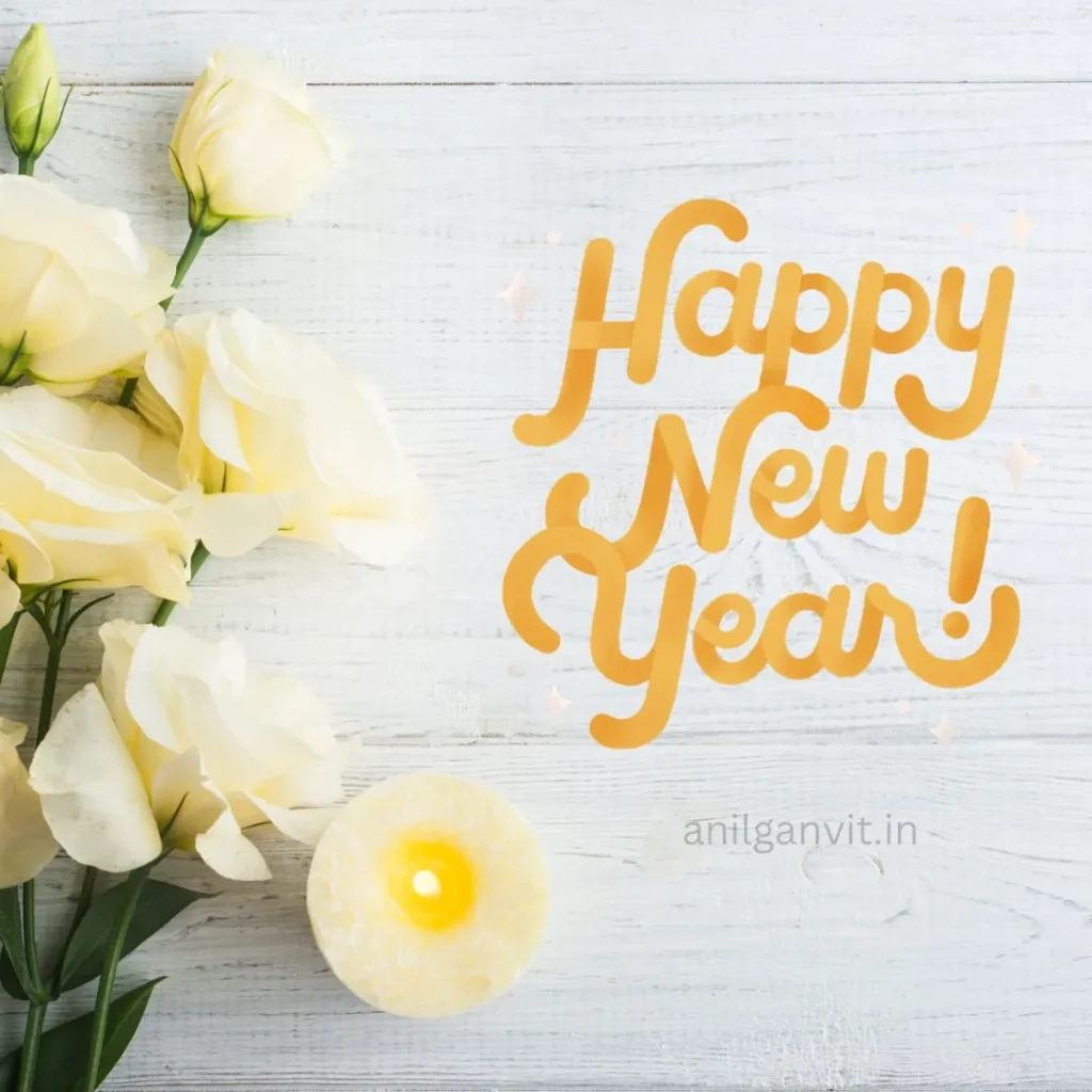 Happy New Year Wishes With Flowers Images 2024 new year wishes